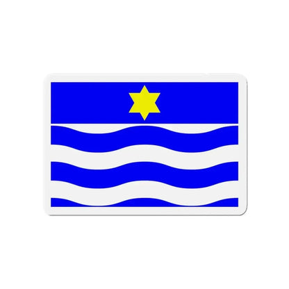 Flag of Għajnsielem Malta - Refrigerator Magnet - The Sticker Space