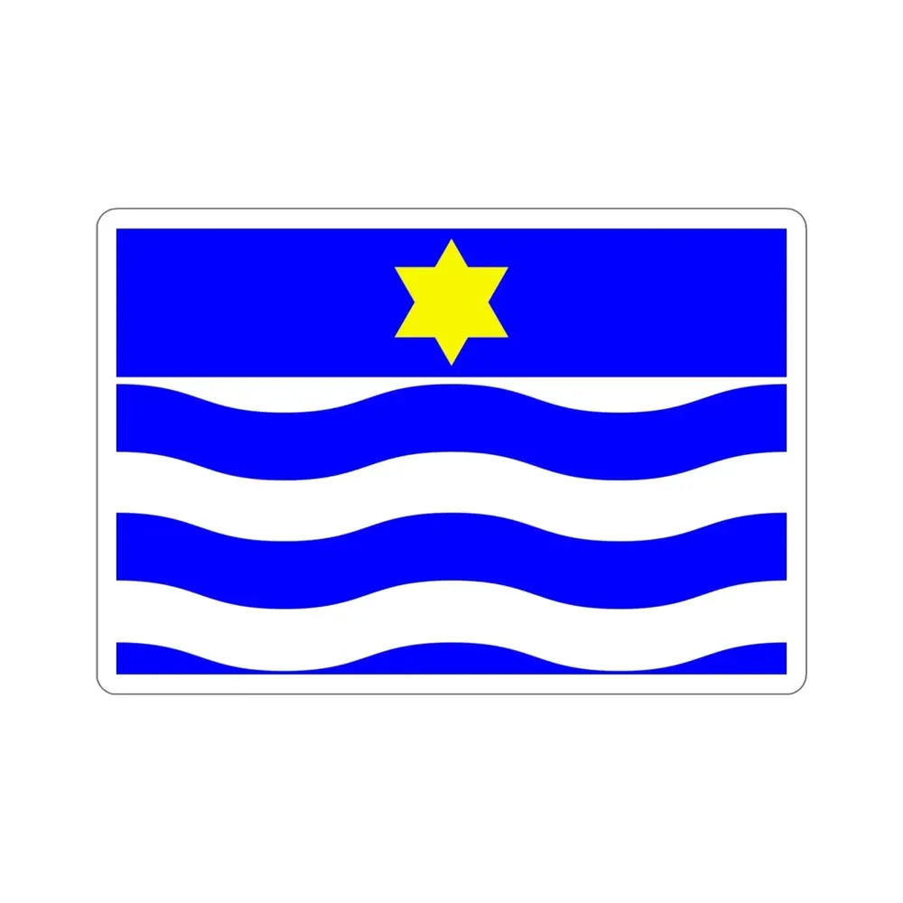 Flag of Għajnsielem Malta STICKER Vinyl Die-Cut Decal - The Sticker Space