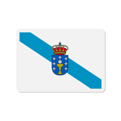 Flag of Galicia Spain - Die-Cut Magnet-2" x 2"-The Sticker Space