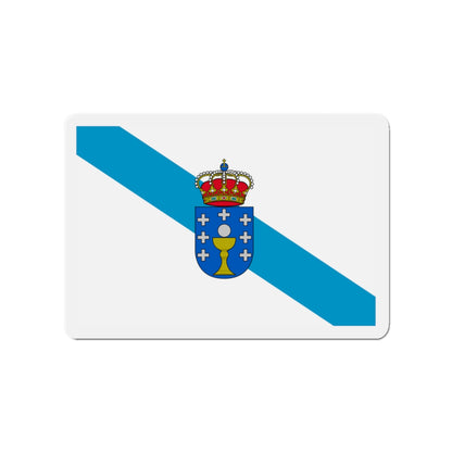 Flag of Galicia Spain - Die-Cut Magnet-3" x 3"-The Sticker Space