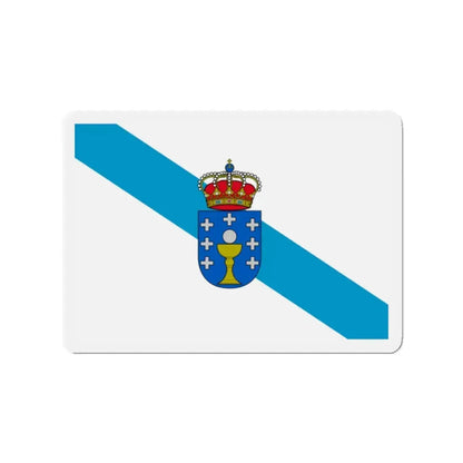 Flag of Galicia Spain - Refrigerator Magnet 2 Inch - The Sticker Space
