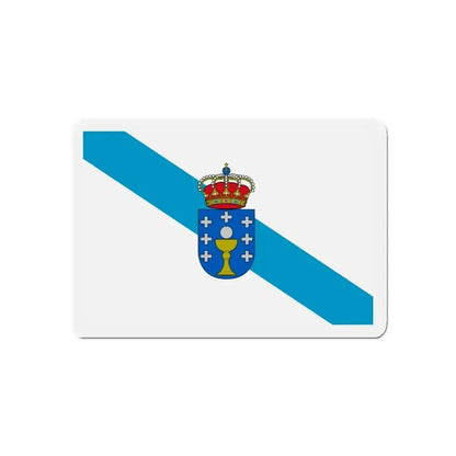 Flag of Galicia Spain - Refrigerator Magnet - The Sticker Space