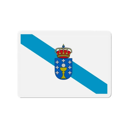 Flag of Galicia Spain - Refrigerator Magnet - The Sticker Space
