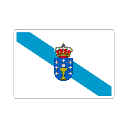 Flag of Galicia Spain STICKER Vinyl Die-Cut Decal-2 Inch-The Sticker Space