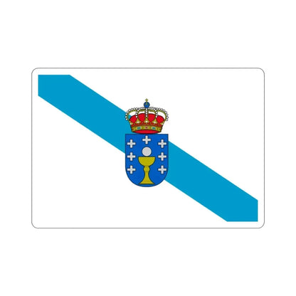 Flag of Galicia Spain STICKER Vinyl Die-Cut Decal - The Sticker Space