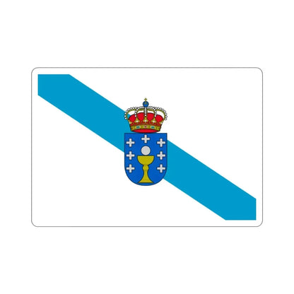 Flag of Galicia Spain STICKER Vinyl Die-Cut Decal - The Sticker Space