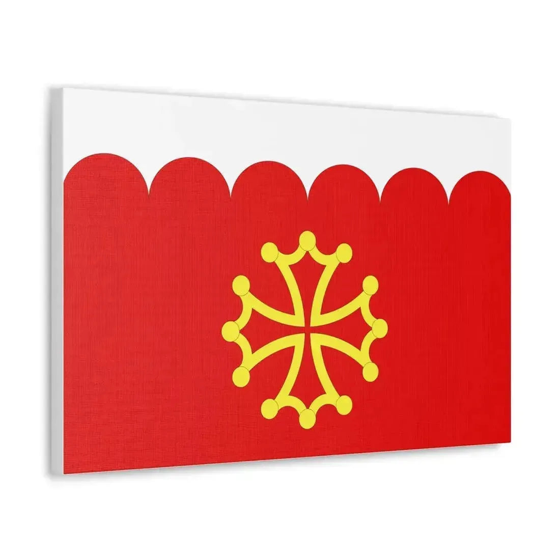 Flag of Gard France 2 - Canvas Wall Art - The Sticker Space
