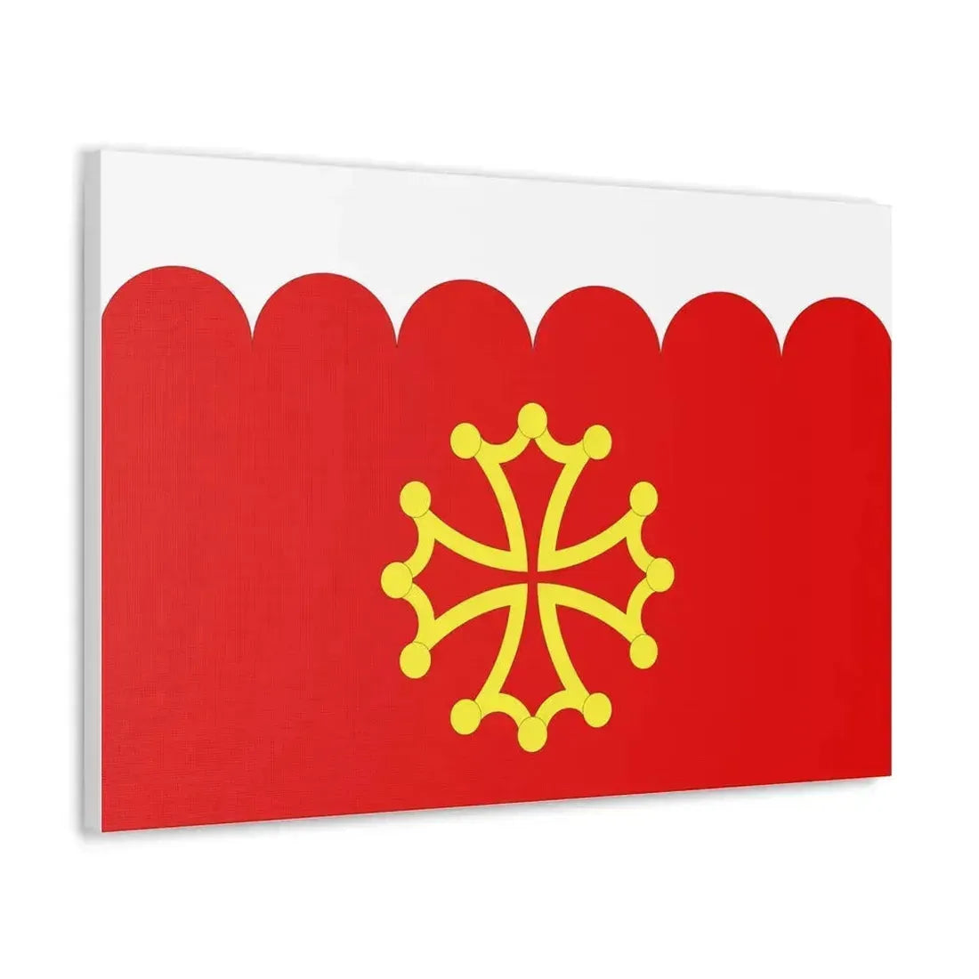 Flag of Gard France 2 - Canvas Wall Art - The Sticker Space