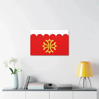 Flag of Gard France 2 - Canvas Wall Art - The Sticker Space