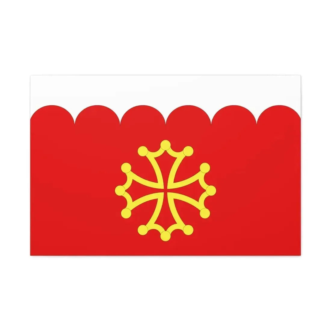 Flag of Gard France 2 - Canvas Wall Art - The Sticker Space