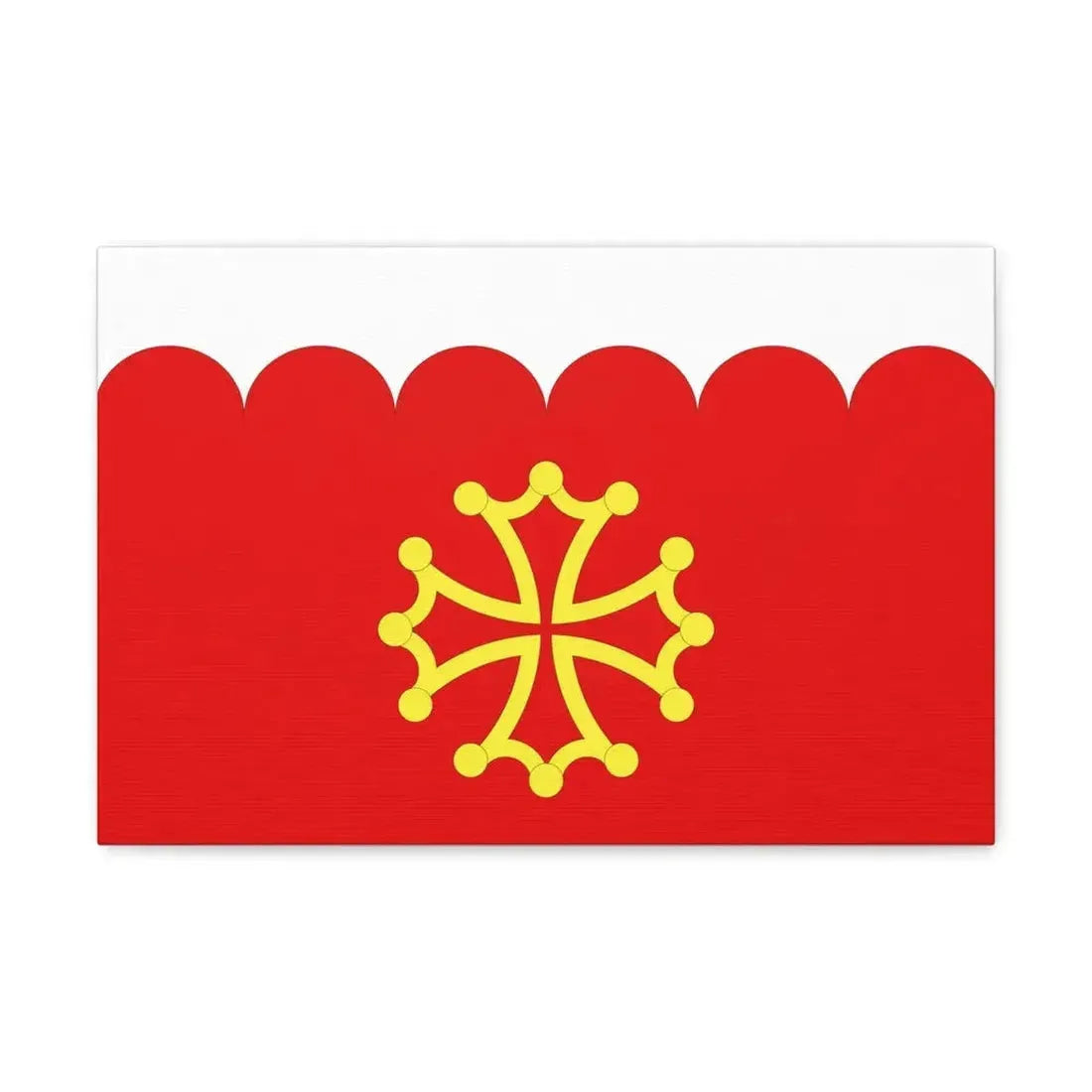 Flag of Gard France 2 - Canvas Wall Art - The Sticker Space