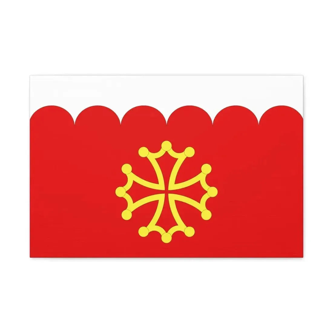 Flag of Gard France 2 - Canvas Wall Art - The Sticker Space