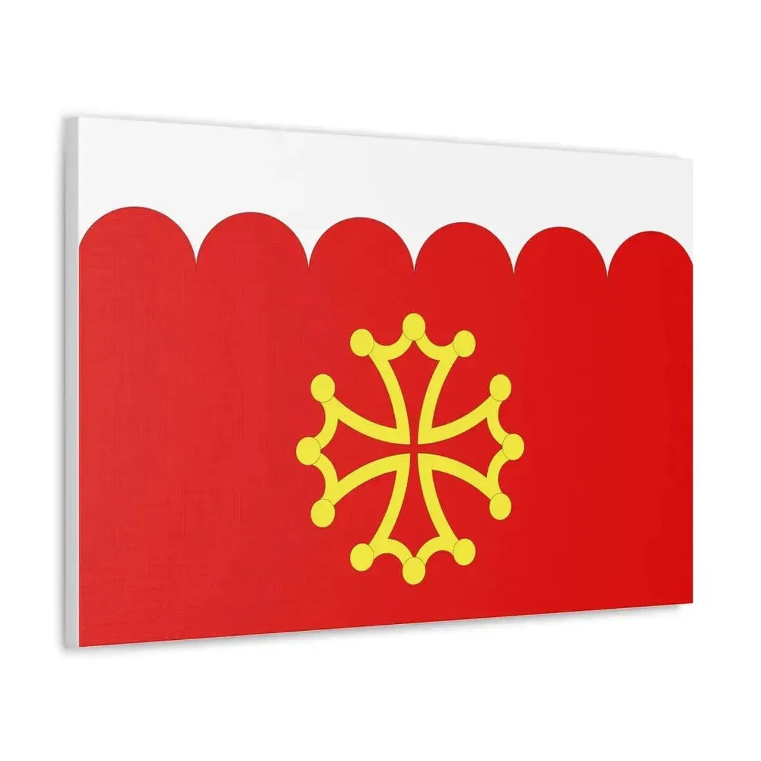 Flag of Gard France 2 - Canvas Wall Art - The Sticker Space