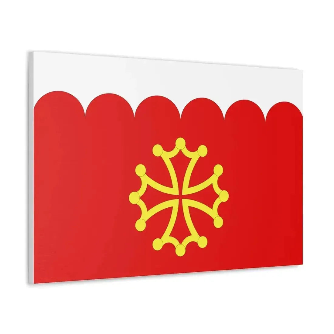 Flag of Gard France 2 - Canvas Wall Art - The Sticker Space