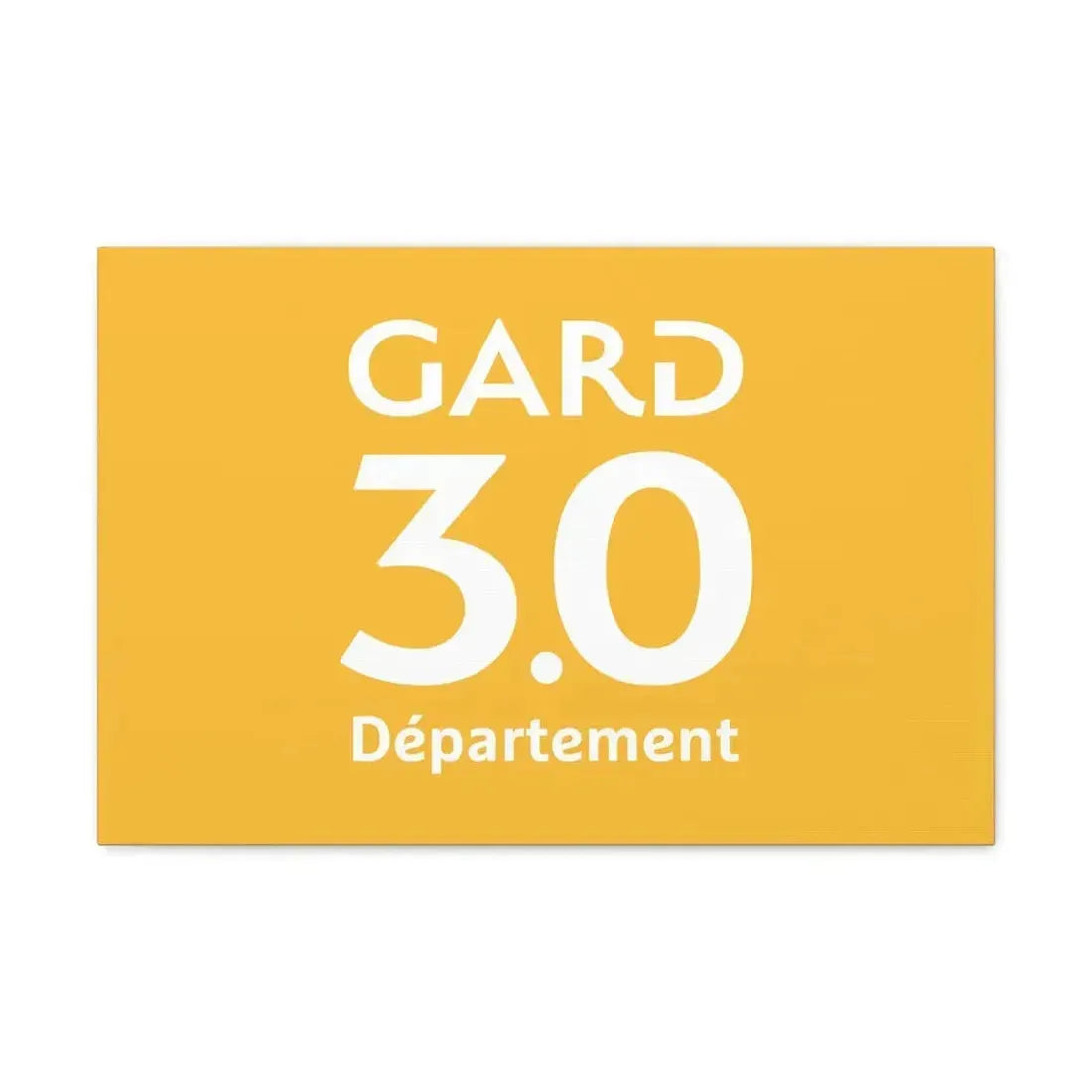 Flag of Gard France - Canvas Wall Art 24″ x 16″ 1.25" - The Sticker Space