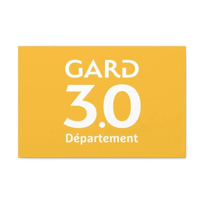 Flag of Gard France - Canvas Wall Art 24″ x 16″ 1.25" - The Sticker Space