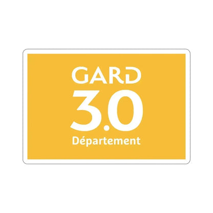 Flag of Gard France STICKER Vinyl Die-Cut Decal 6 Inch - The Sticker Space