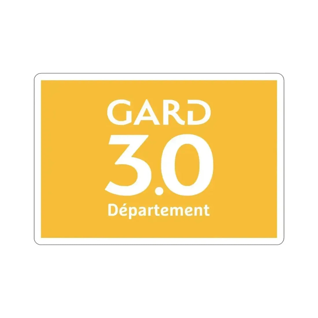 Flag of Gard France STICKER Vinyl Die-Cut Decal - The Sticker Space