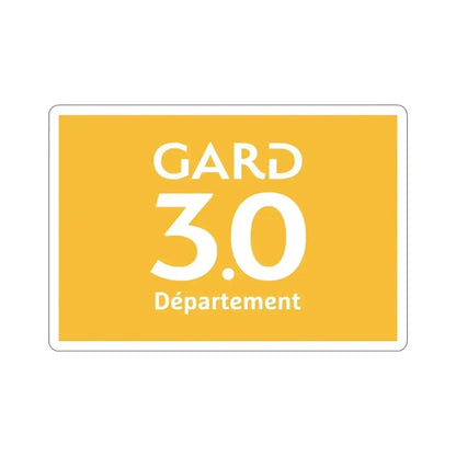 Flag of Gard France STICKER Vinyl Die-Cut Decal - The Sticker Space