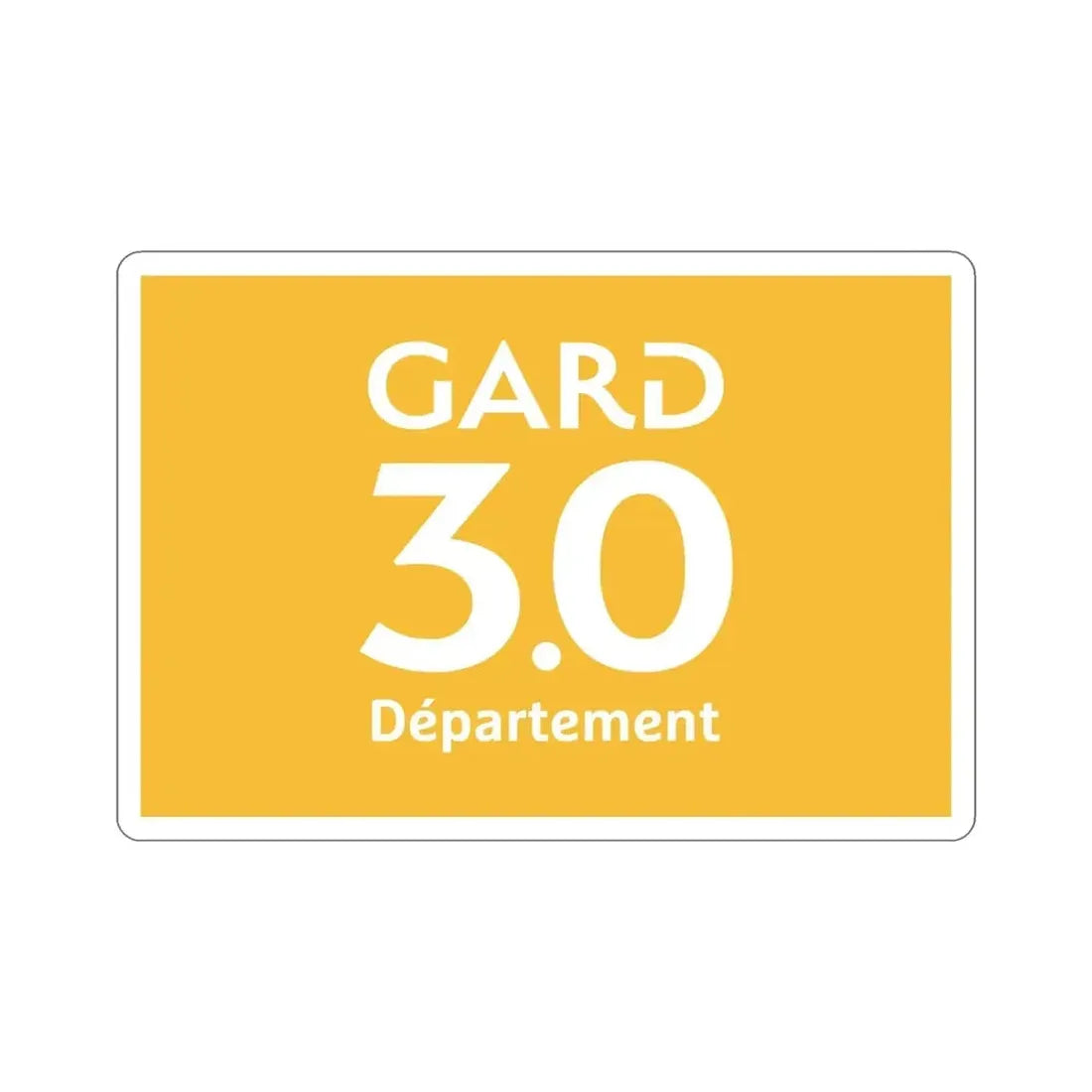 Flag of Gard France STICKER Vinyl Die-Cut Decal - The Sticker Space