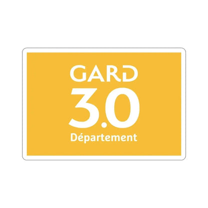 Flag of Gard France STICKER Vinyl Die-Cut Decal - The Sticker Space