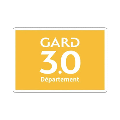 Flag of Gard France STICKER Vinyl Die-Cut Decal - The Sticker Space