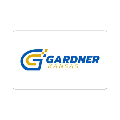 Flag of Gardner Kansas (United States) STICKER Vinyl Kiss-Cut Decal 2 Inch White - The Sticker Space