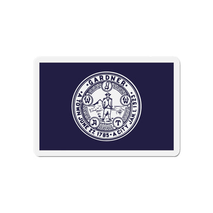 Flag of Gardner Massachusetts - Die-Cut Magnet-6 × 6"-The Sticker Space