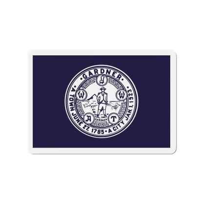 Flag of Gardner Massachusetts - Refrigerator Magnet 2 Inch - The Sticker Space