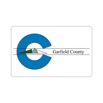 Flag of Garfield County Colorado STICKER Vinyl Die-Cut Decal - The Sticker Space