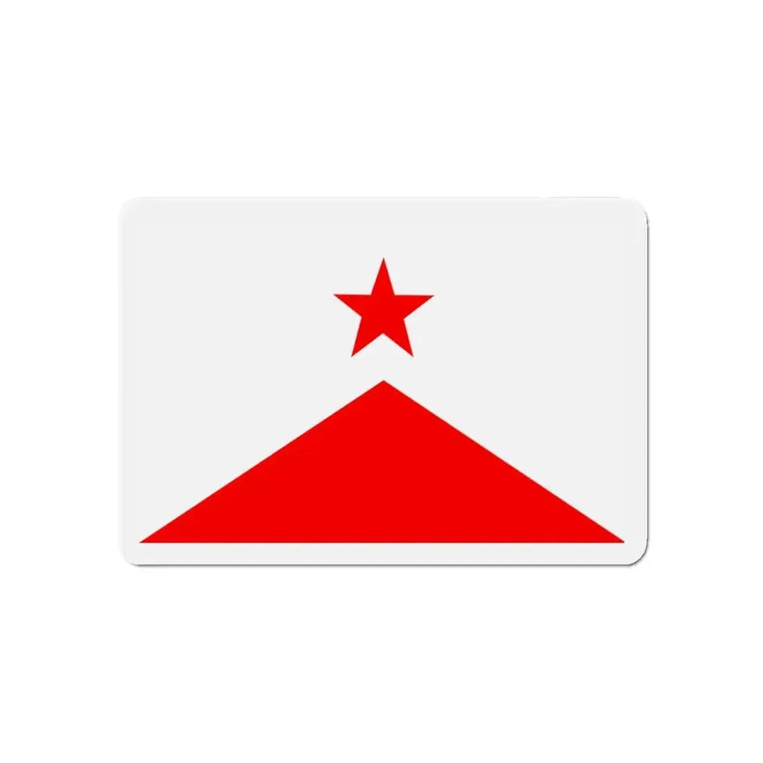 Flag of Għargħur Malta - Refrigerator Magnet 5 Inch - The Sticker Space