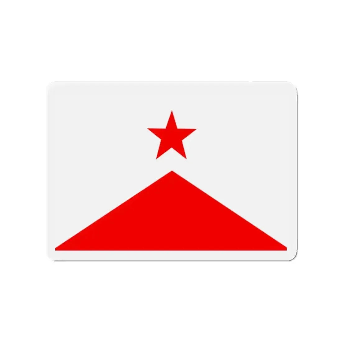 Flag of Għargħur Malta - Refrigerator Magnet - The Sticker Space