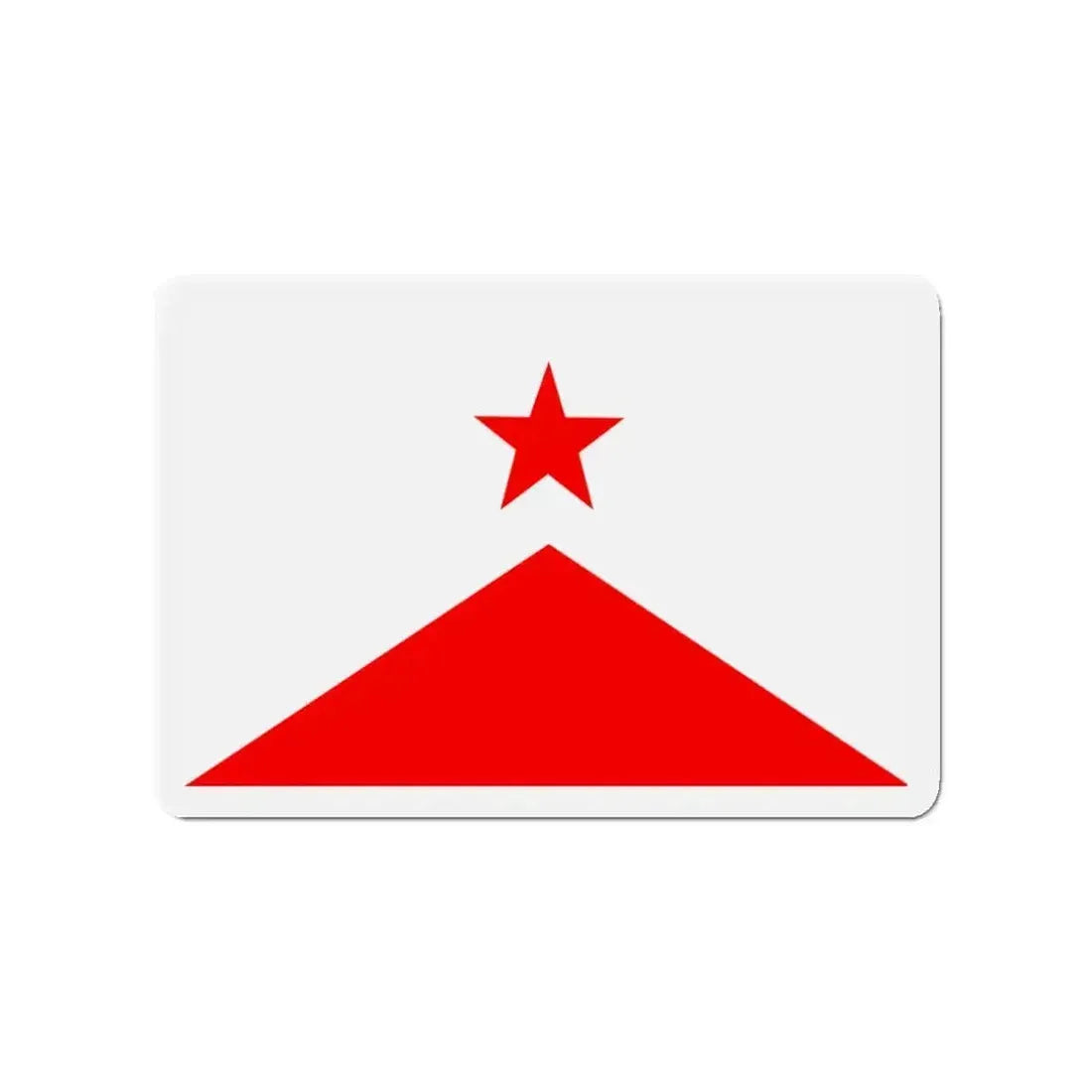 Flag of Għargħur Malta - Refrigerator Magnet - The Sticker Space
