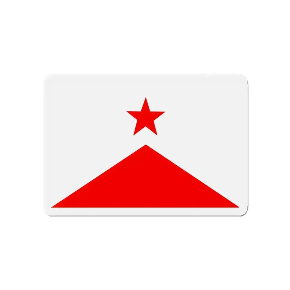 Flag of Għargħur Malta - Refrigerator Magnet - The Sticker Space