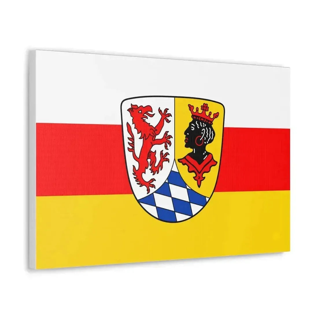 Flag of Garmisch Partenkirchen Germany - Canvas Wall Art - The Sticker Space
