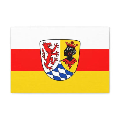Flag of Garmisch Partenkirchen Germany - Canvas Wall Art - The Sticker Space