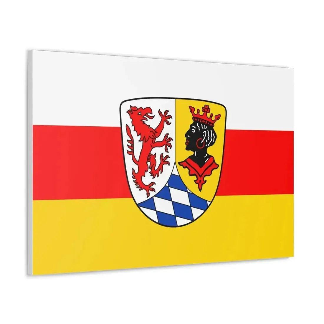 Flag of Garmisch Partenkirchen Germany - Canvas Wall Art - The Sticker Space