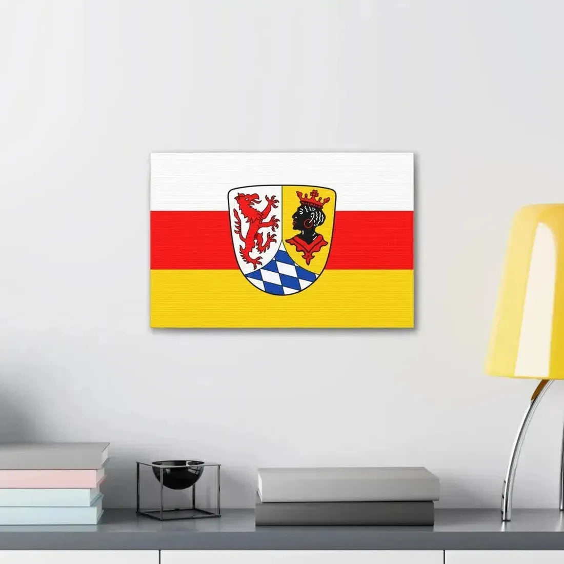 Flag of Garmisch Partenkirchen Germany - Canvas Wall Art - The Sticker Space