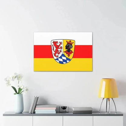 Flag of Garmisch Partenkirchen Germany - Canvas Wall Art - The Sticker Space