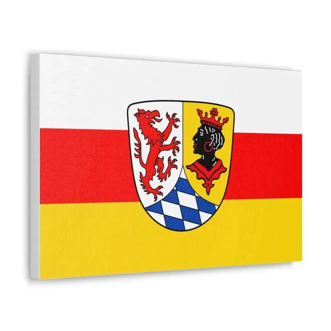 Flag of Garmisch Partenkirchen Germany - Canvas Wall Art - The Sticker Space