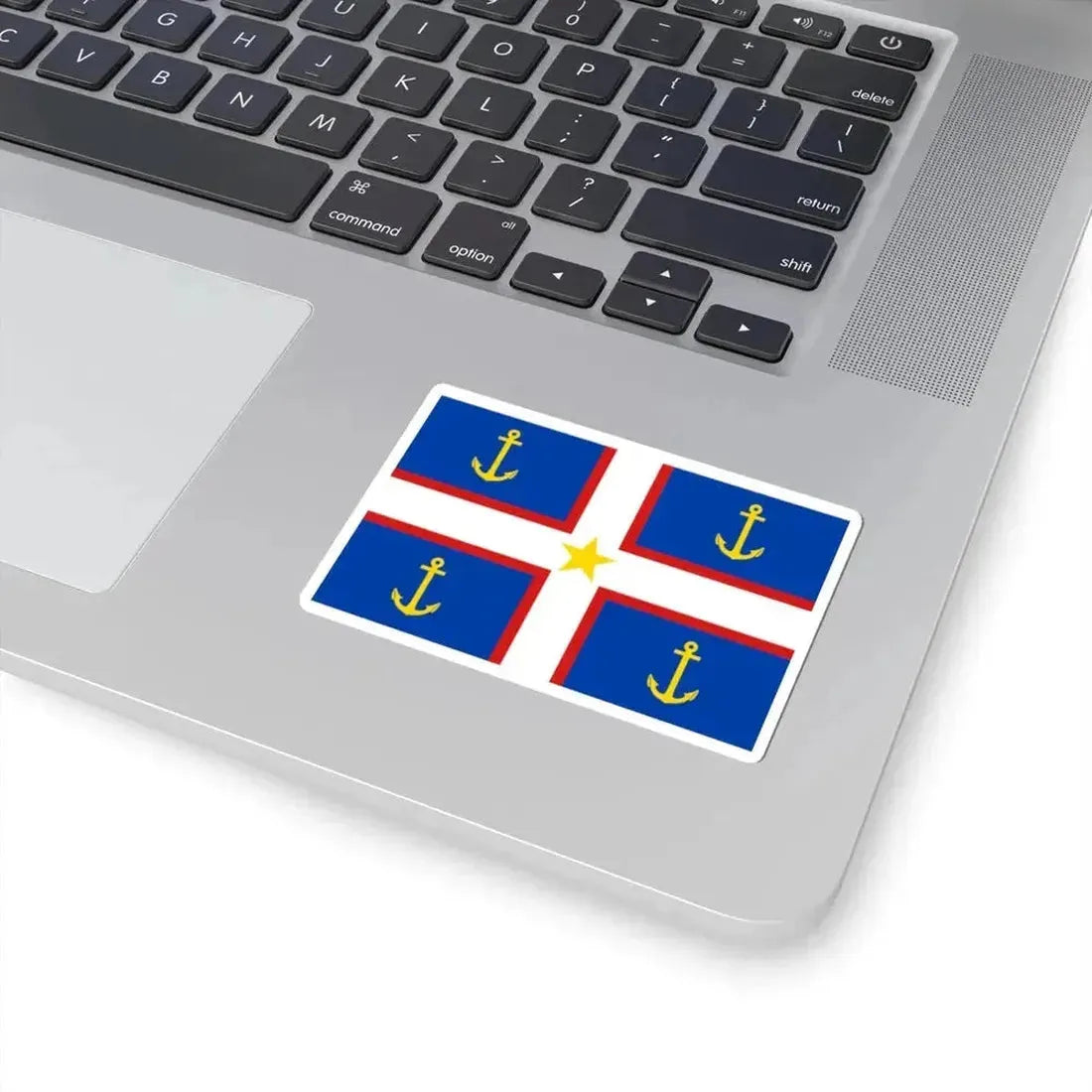 Flag of Gaspesie (Canada) STICKER Vinyl Kiss-Cut Decal - The Sticker Space