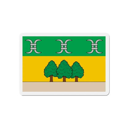 Flag of Għasri Malta - Refrigerator Magnet 4 Inch - The Sticker Space