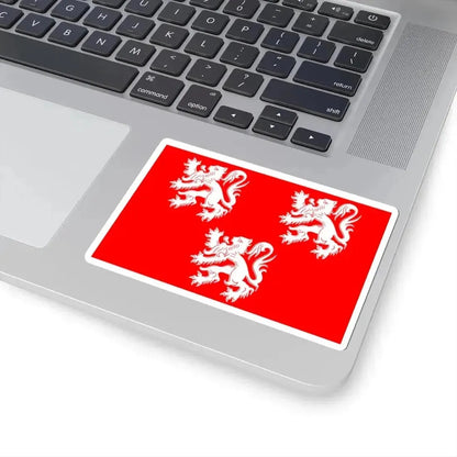 Flag of Gavere (Belgium) STICKER Vinyl Kiss-Cut Decal - The Sticker Space