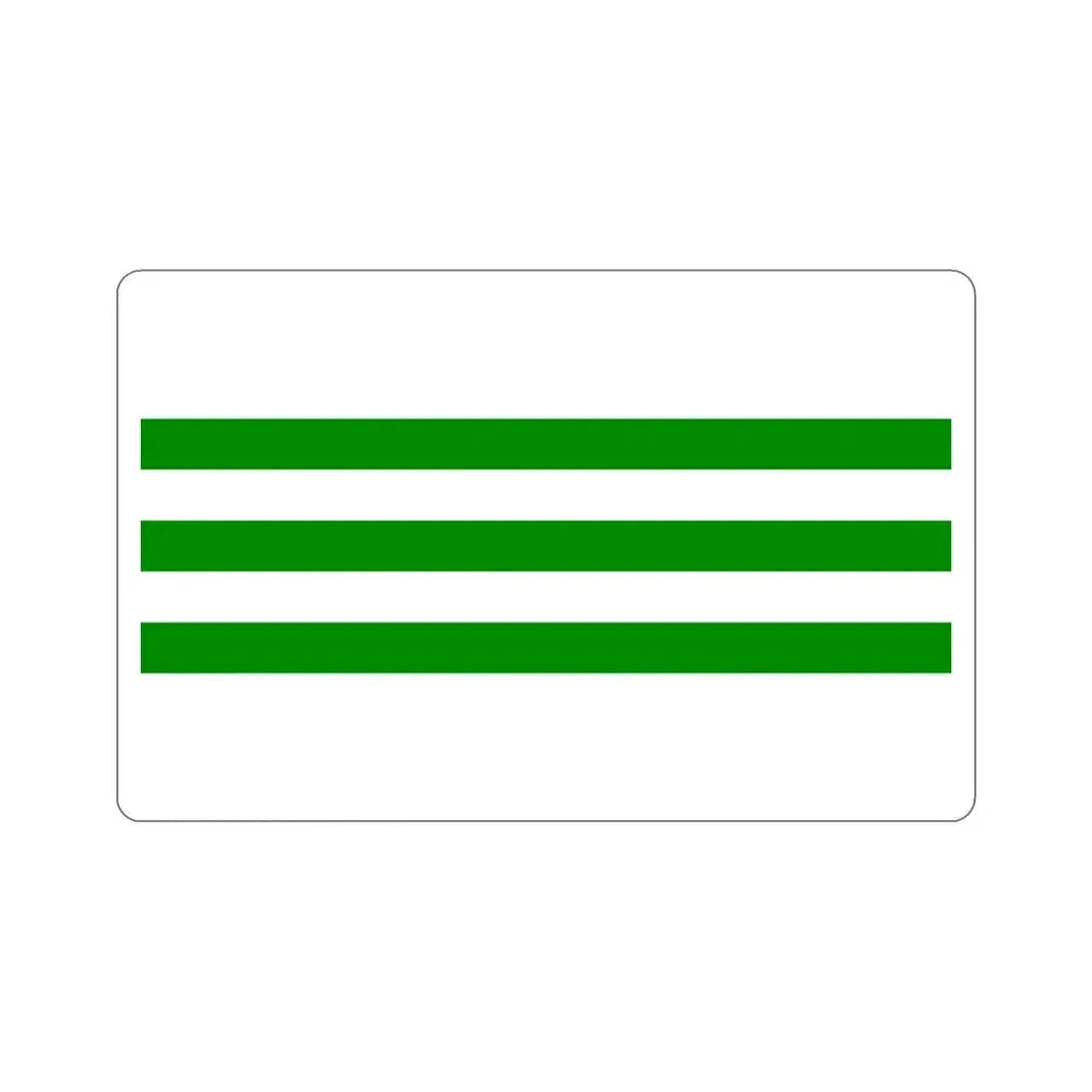 Flag of Għaxaq Malta STICKER Vinyl Die-Cut Decal 3 Inch - The Sticker Space