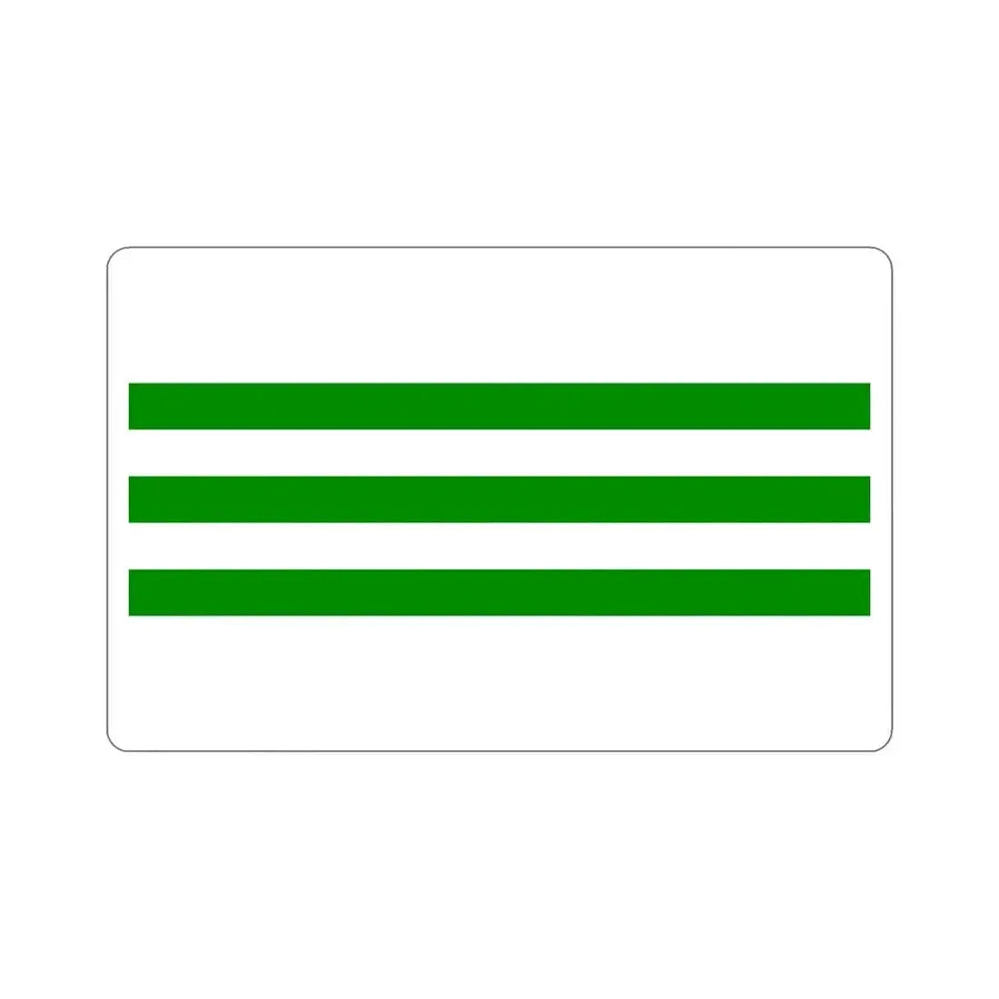 Flag of Għaxaq Malta STICKER Vinyl Die-Cut Decal - The Sticker Space