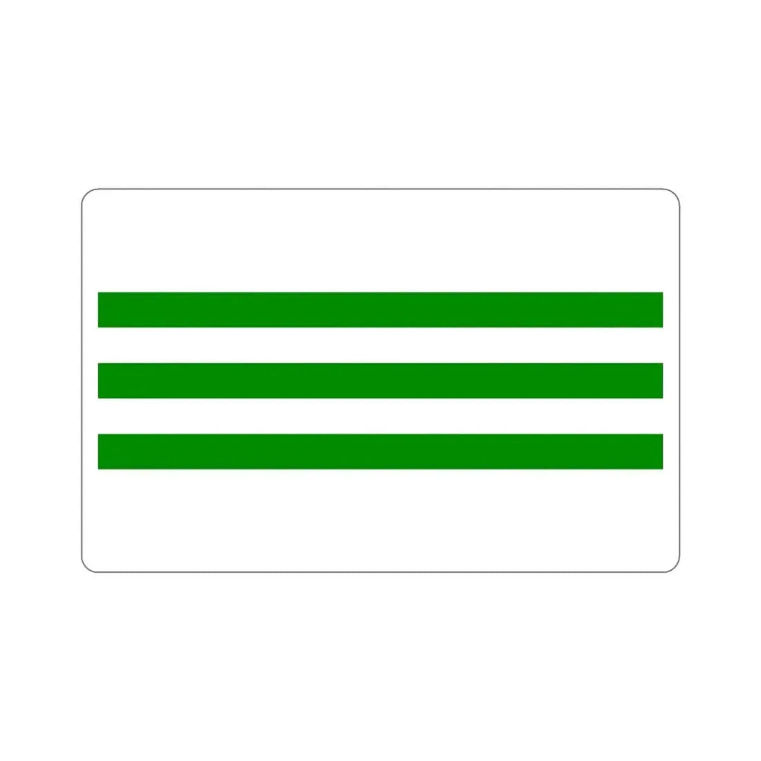 Flag of Għaxaq Malta STICKER Vinyl Die-Cut Decal - The Sticker Space