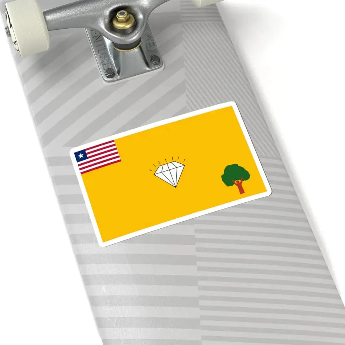 Flag of Gbarpolu County (Liberia) STICKER Vinyl Kiss-Cut Decal - The Sticker Space
