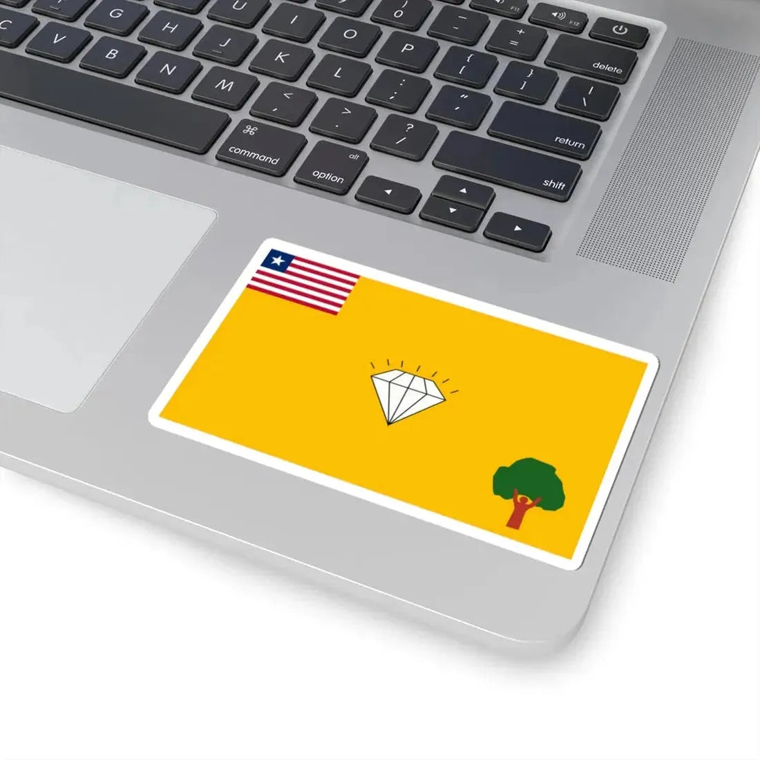 Flag of Gbarpolu County (Liberia) STICKER Vinyl Kiss-Cut Decal - The Sticker Space