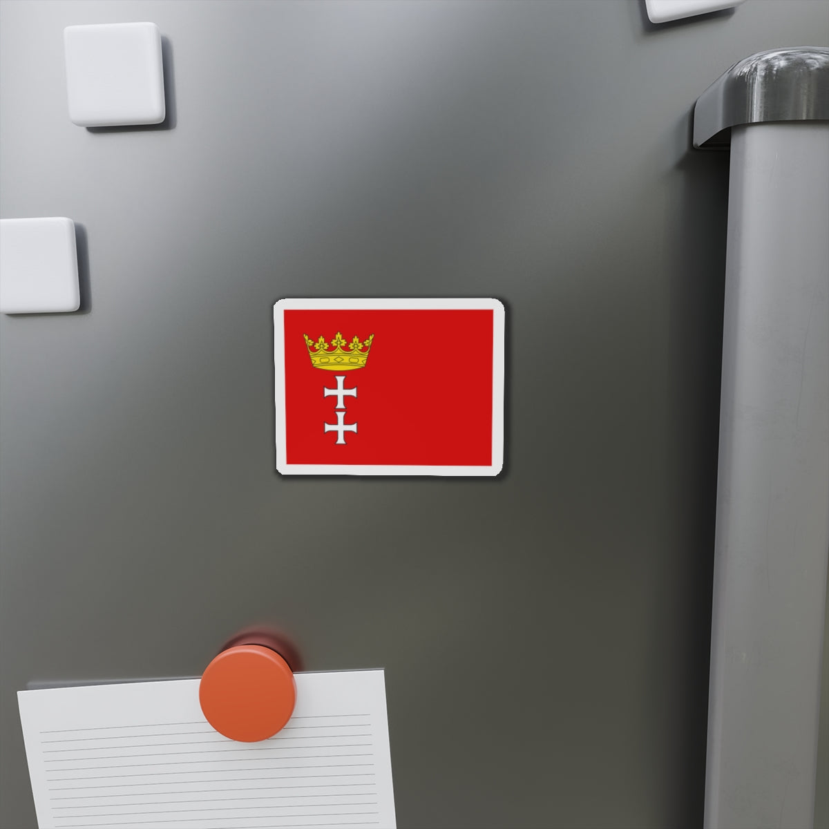 Flag of Gdańsk Poland - Die-Cut Magnet-The Sticker Space