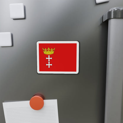 Flag of Gdańsk Poland - Die-Cut Magnet-The Sticker Space